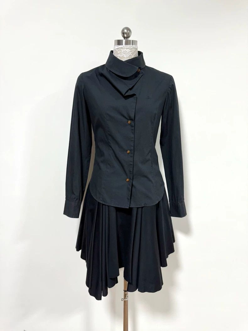 Vivienne Westwood Vivienne Westwood size1 Black irregular large skirt hem hal Size 26" / US 2 / IT 38 - 7 Thumbnail