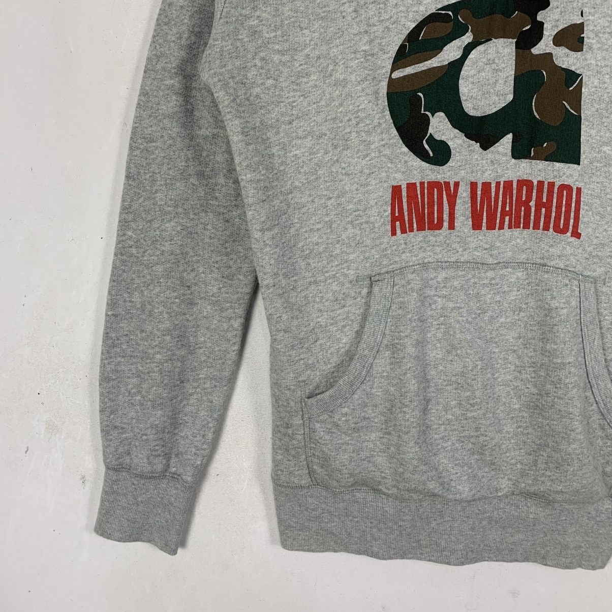 Andy Warhol × Uniqlo Uniqlo Andy Warhol hoodie camouflage spell-out logo hoodie Size M / US 6-8 / IT 42-44 - 3 Thumbnail