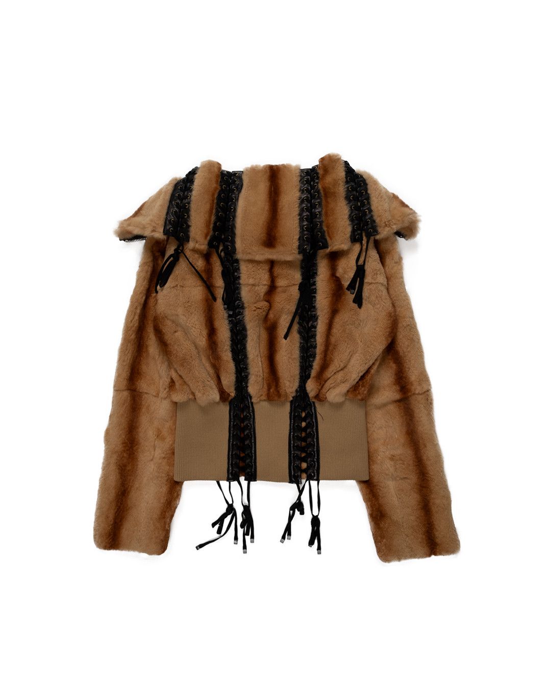 Dolce & Gabbana SS2003 Weasel Fur Aviator Jacket Size US M / EU 48-50 / 2 - 6 Thumbnail