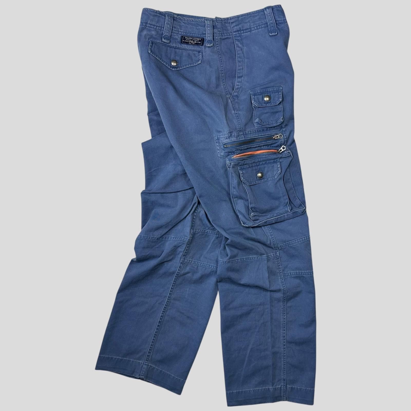 Polo Ralph Lauren Polo 90’s Ralph Lauren Multipocket Cargo Trousers - 34-36 Size US 34 / EU 50 - 4 Thumbnail