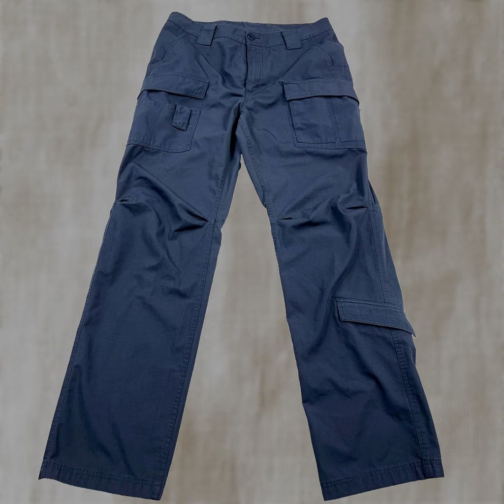 Under Armour Under Armour Cargo Pants Men 34x32 Navy Blue Rip Stop Tactical Performance Casual Size US 34 / EU 50 - 1 Thumbnail