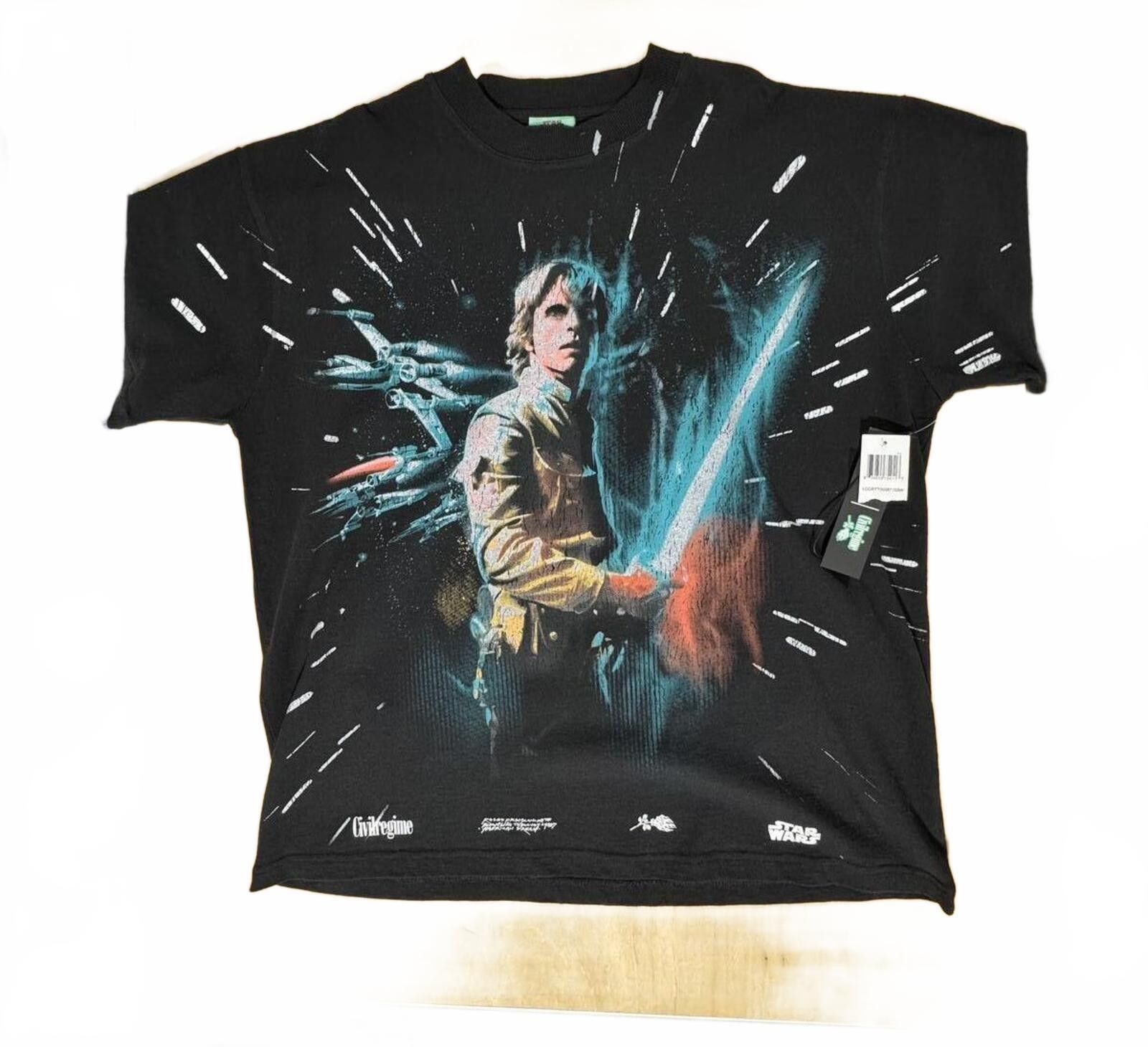 Civil Regime Civil Regime X Luke Skywalker Graphic T-Shirt--OS Large Size US L / EU 52-54 / 3 - 1 Thumbnail