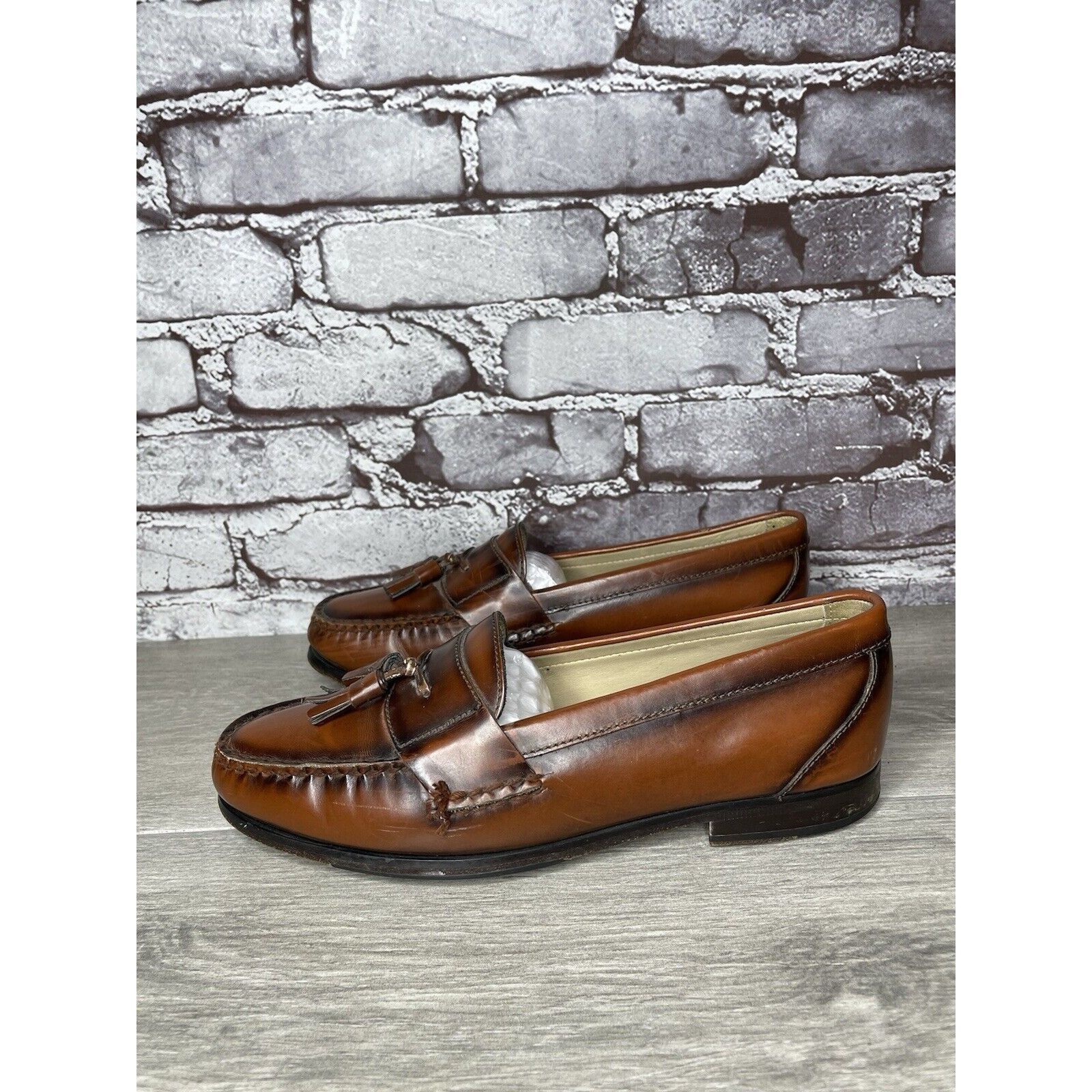 G.H. Bass & Co. G.H. Bass & Co. Brown Leather Slip On Penny Loafers Dress Sh Size US 7.5 / EU 40-41 - 7 Thumbnail