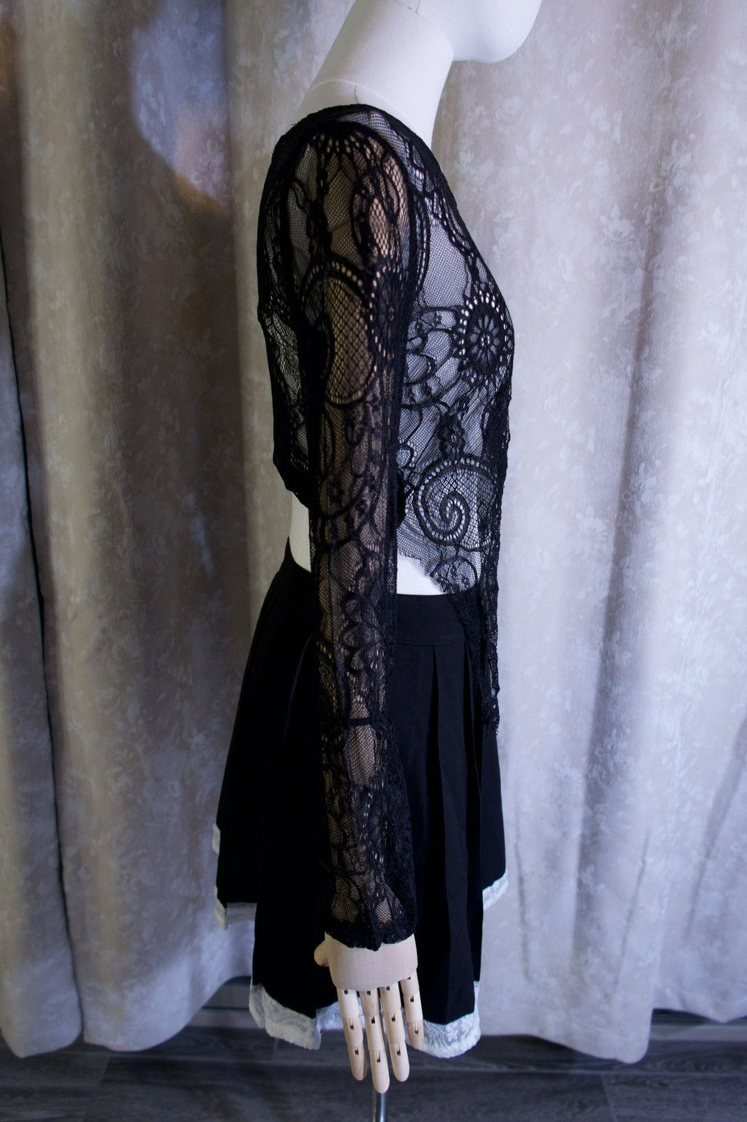 Other Midnight Veil Lace Top Size L / US 10 / IT 46 - 3 Thumbnail