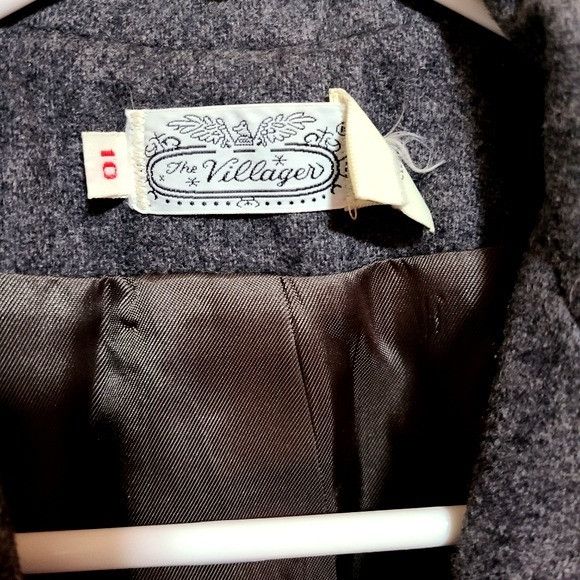 Other The Villager Vintage Gray Wool Blazer Jacket Size 10 Women's Size US M / EU 48-50 / 2 - 4 Thumbnail