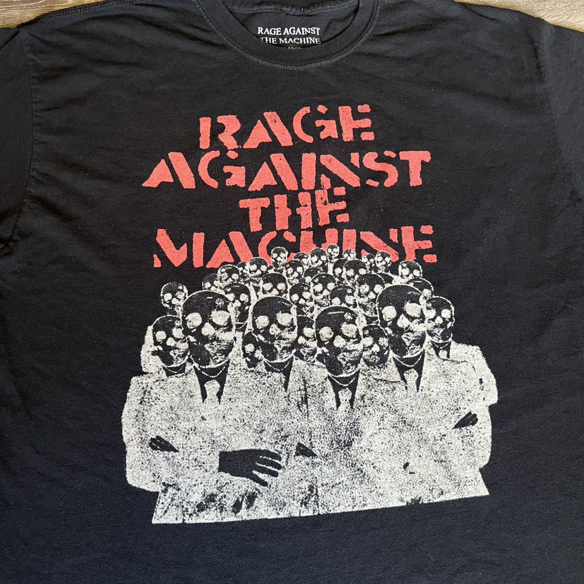 Band Tees Vintage Rage Against the Machine Crowd of Skeletons Band Tee Size US XL / EU 56 / 4 - 3 Thumbnail