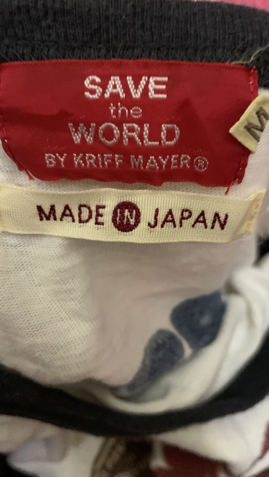 Japanese Brand Kriff Mayer Save The World Size US S / EU 44-46 / 1 - 3 Thumbnail
