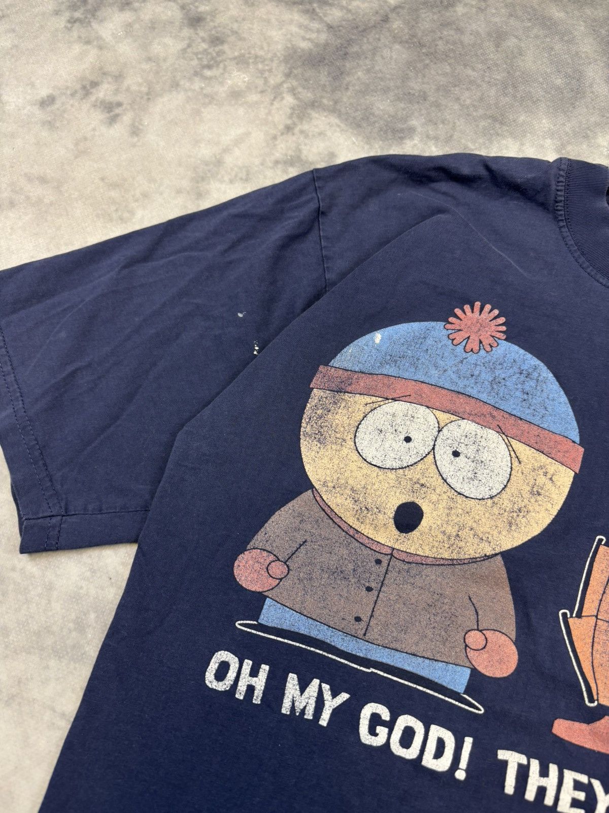 Other 90s Vintage South Park 1998 They Killed Kenny T-Shirt Blue Size US M / EU 48-50 / 2 - 3 Thumbnail
