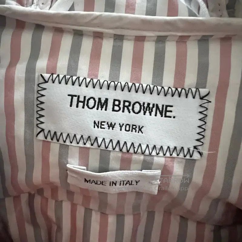 Thom Browne Thom Browne Red Striped Long Puffer Coat . Size XXS / US 00 / IT 34 - 4 Thumbnail