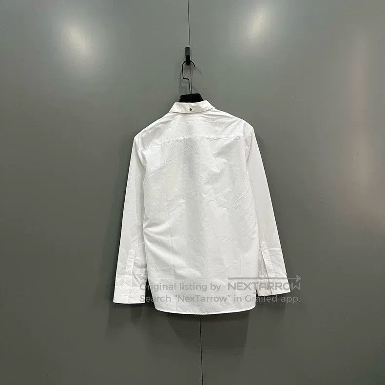 Givenchy Givenchy Size37 White Pocket Embroidered Shirt Size US M / EU 48-50 / 2 - 2 Thumbnail