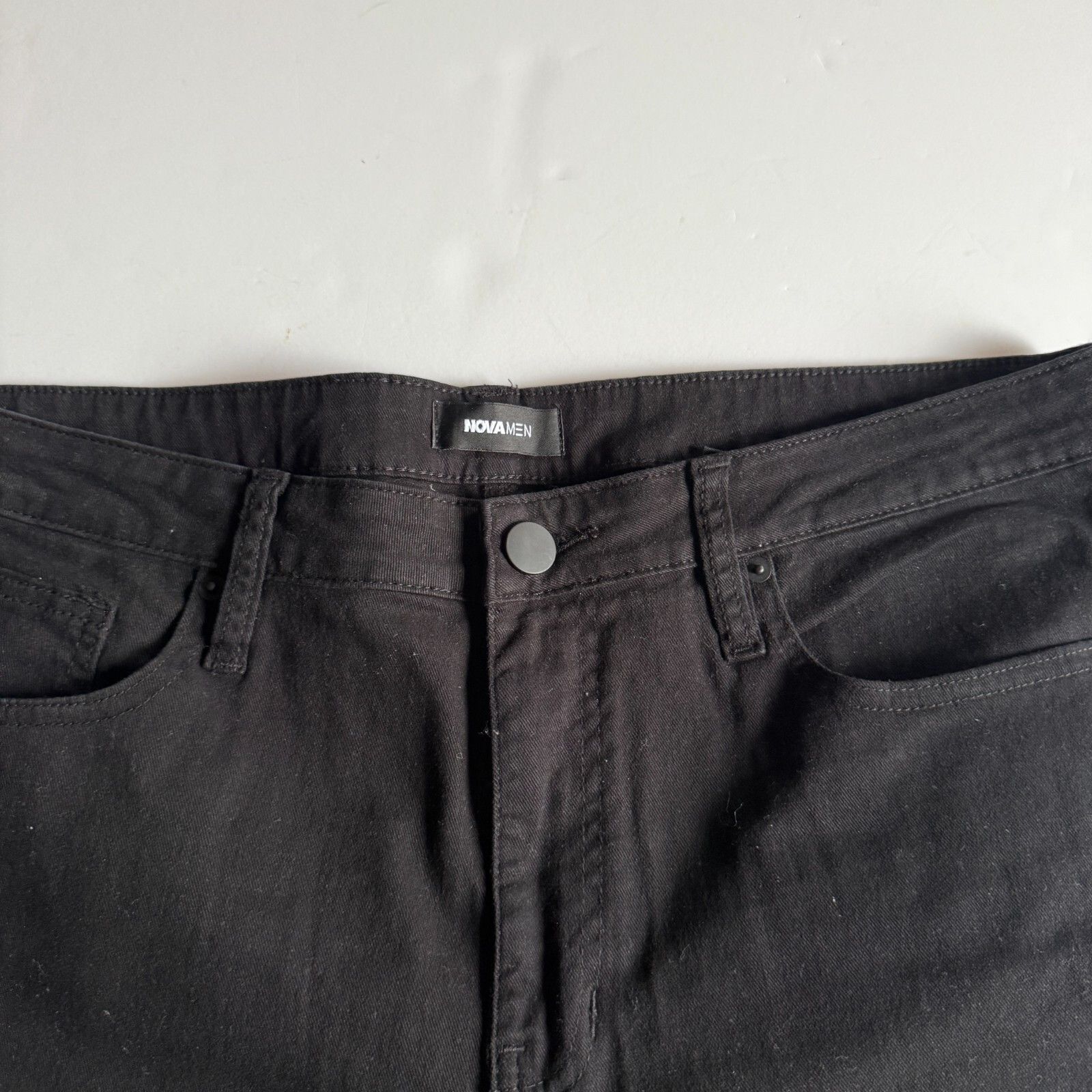 Fashion Nova Fashion NovaMEN Black Slim Fit Stretch Jeans - 36 Waist Size US 36 / EU 52 - 2 Thumbnail