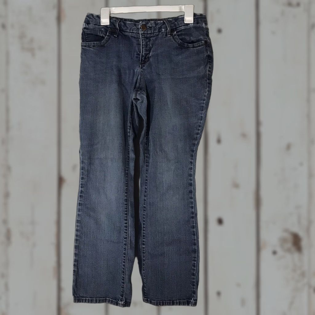 Faded Glory Faded Glory Jeans Bootcut Womens Size 14P Low-Rise Cotton Spandex Blue 26in Inseam Size 36" / US 14 / IT 50 - 1 Thumbnail