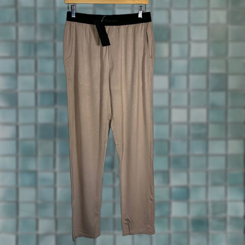 Vintage VINTAGE? No. Alphalete Jogger Pants Taupe Mauve Brown Mens M Size US 31 - 1 Thumbnail