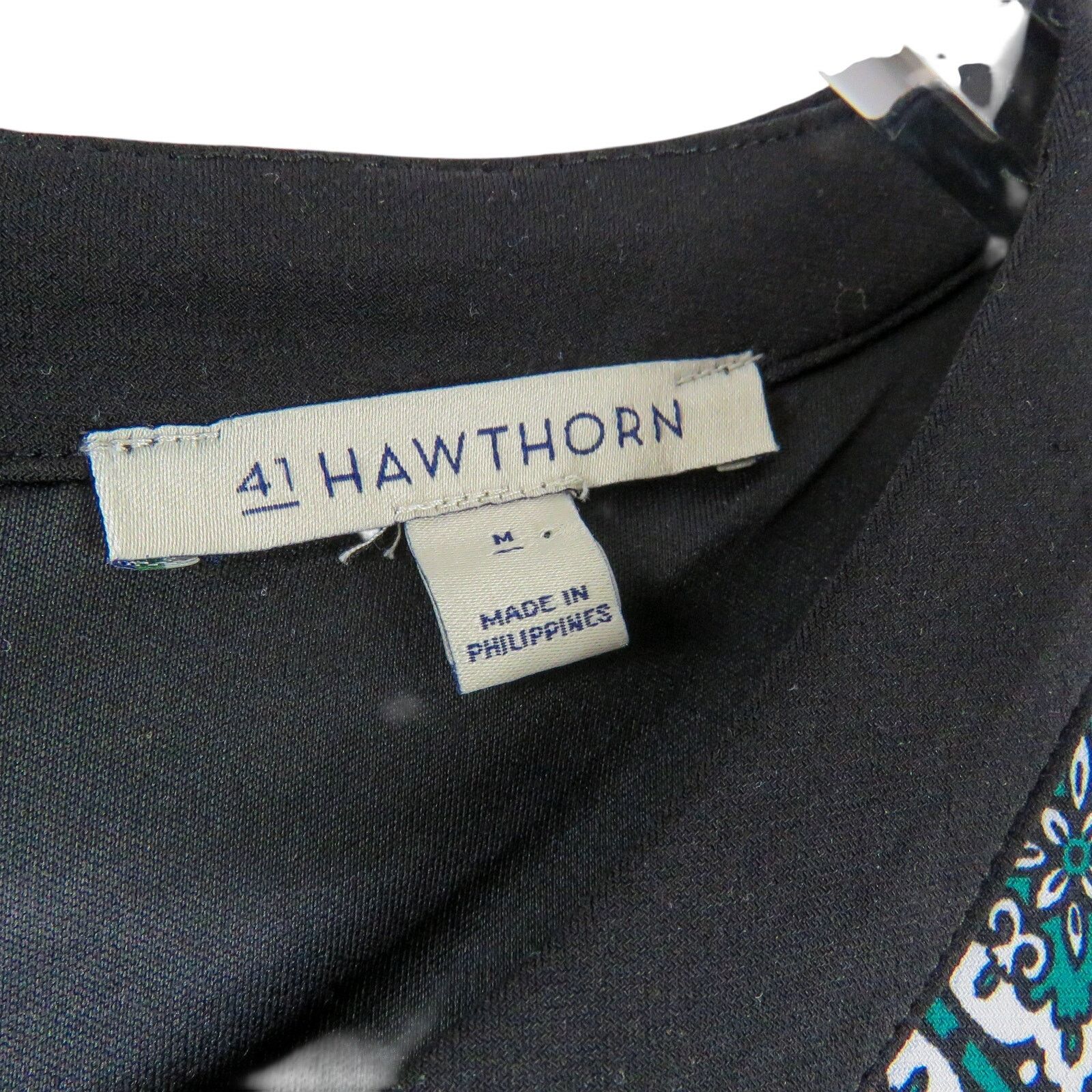 Other 41Hawthorn Blue Geometric Tunic Dress 3/4 Sleeve Medium Size M / US 6-8 / IT 42-44 - 6 Thumbnail