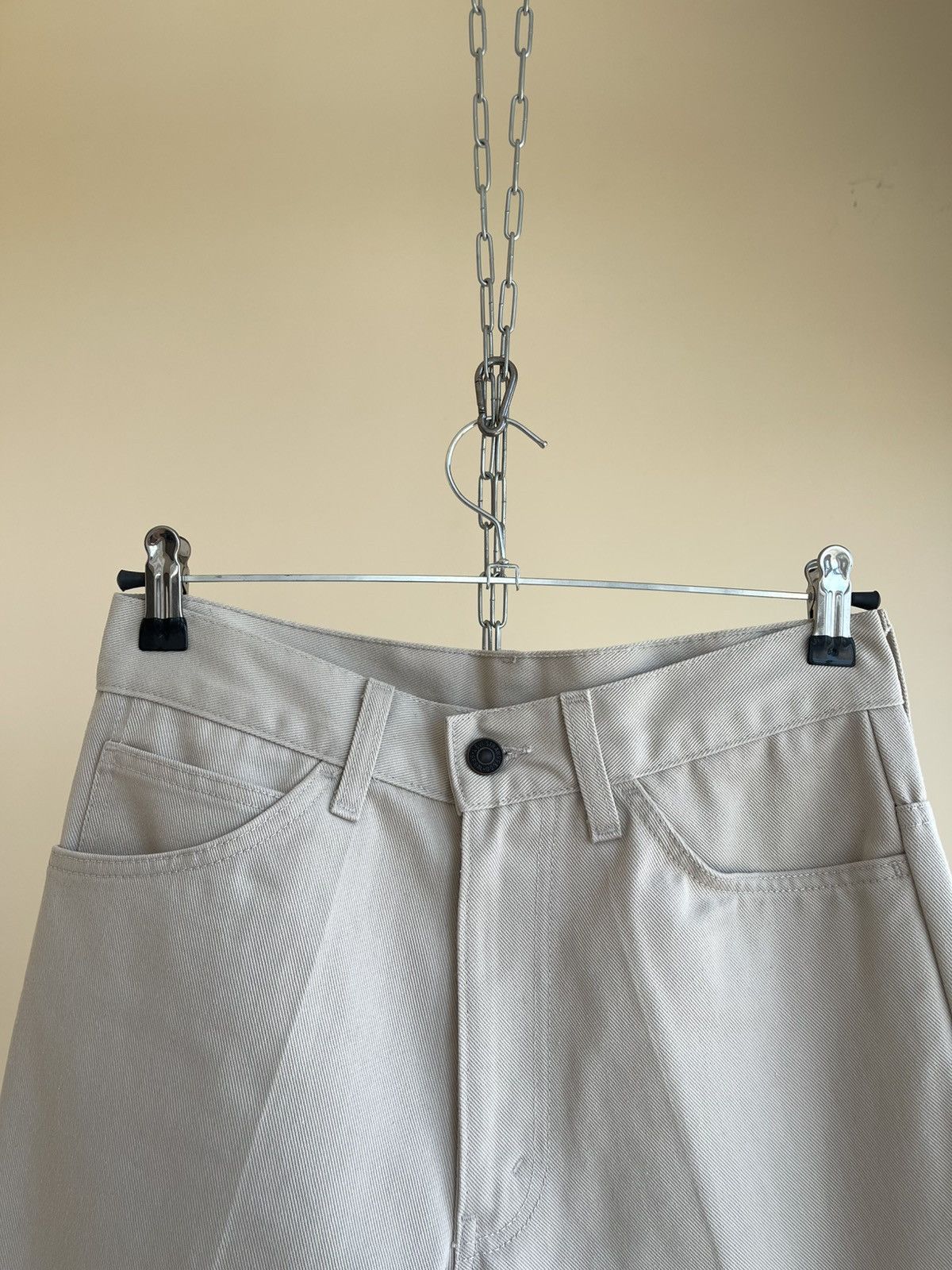 Levi's Sta-Prest 566 Black Tab Straight Regular Fit Pants 90s 28x32 Size US 28 / EU 44 - 3 Thumbnail