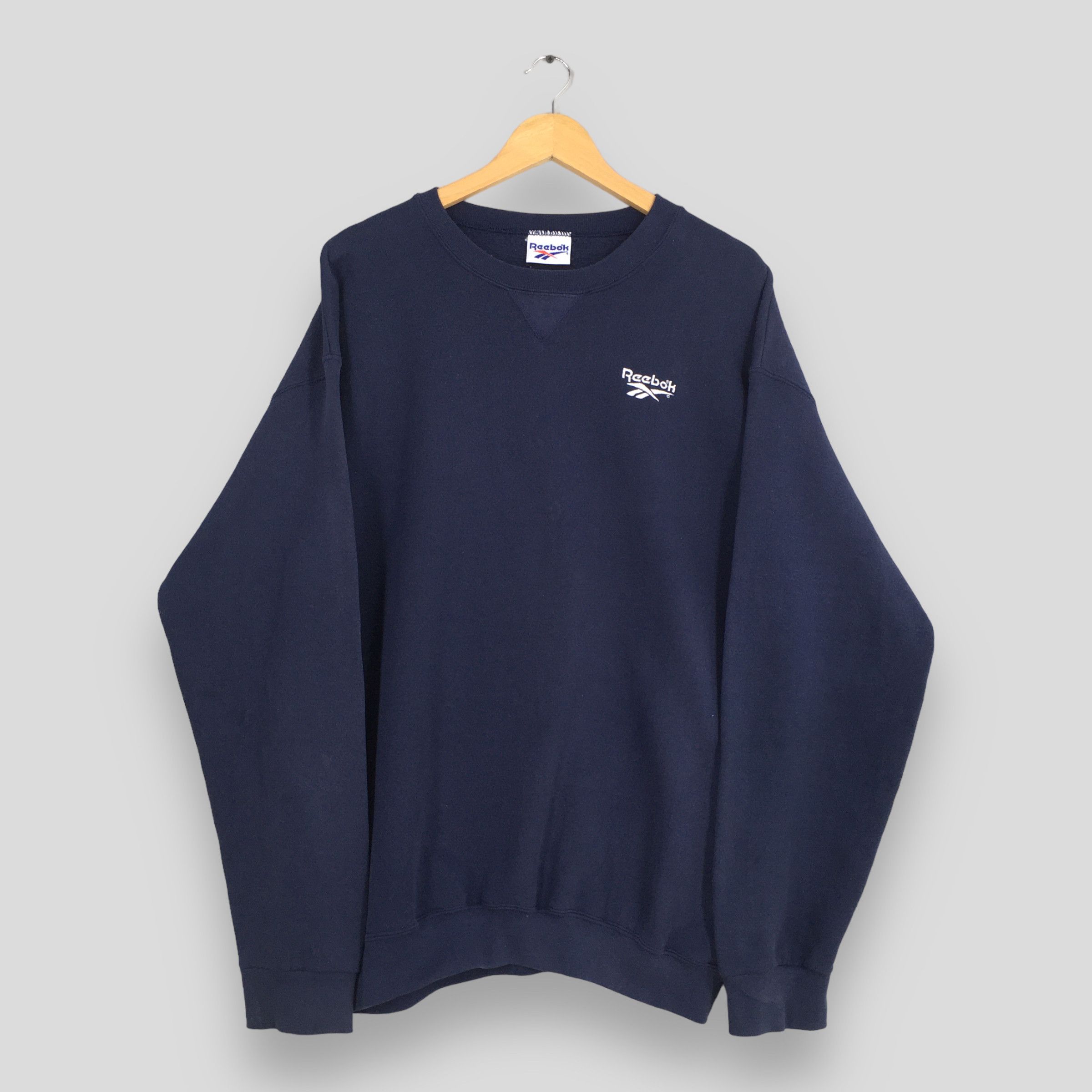 Reebok Vintage 90's Reebok England Blue Sweatshirt XLarge Size US XL / EU 56 / 4 - 1 Thumbnail