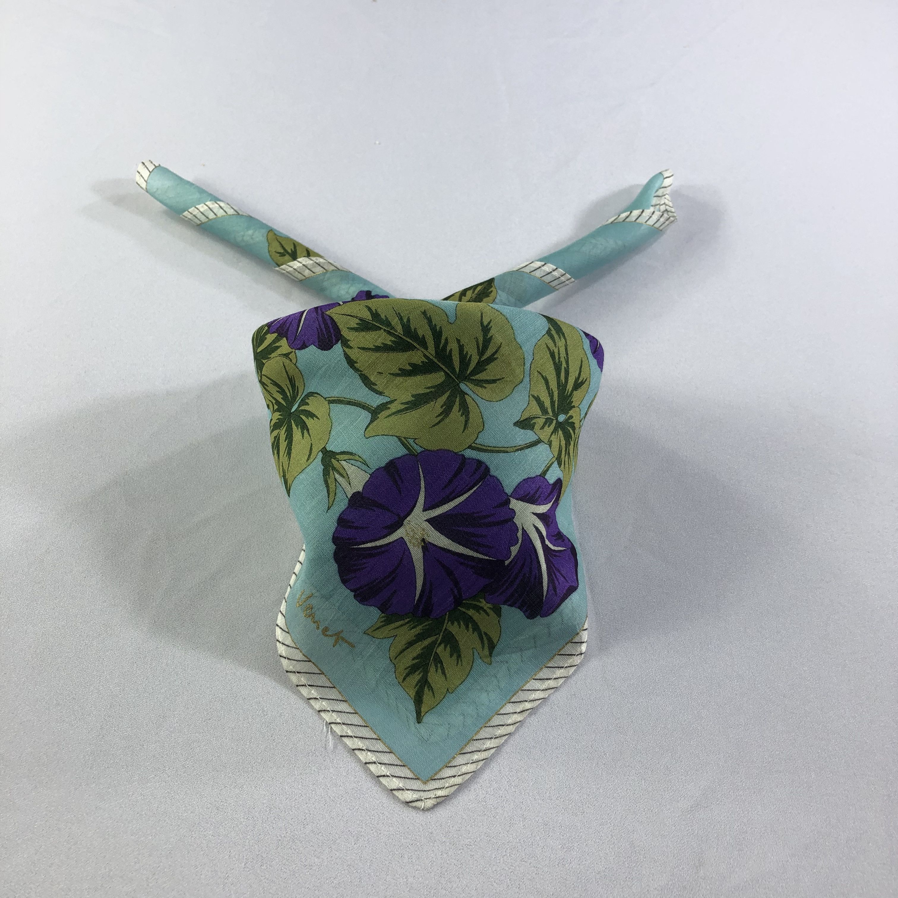 Vintage Philippe Venet Handkerchief Neckerchief Bandana H2077 Size ONE SIZE - 1 Thumbnail