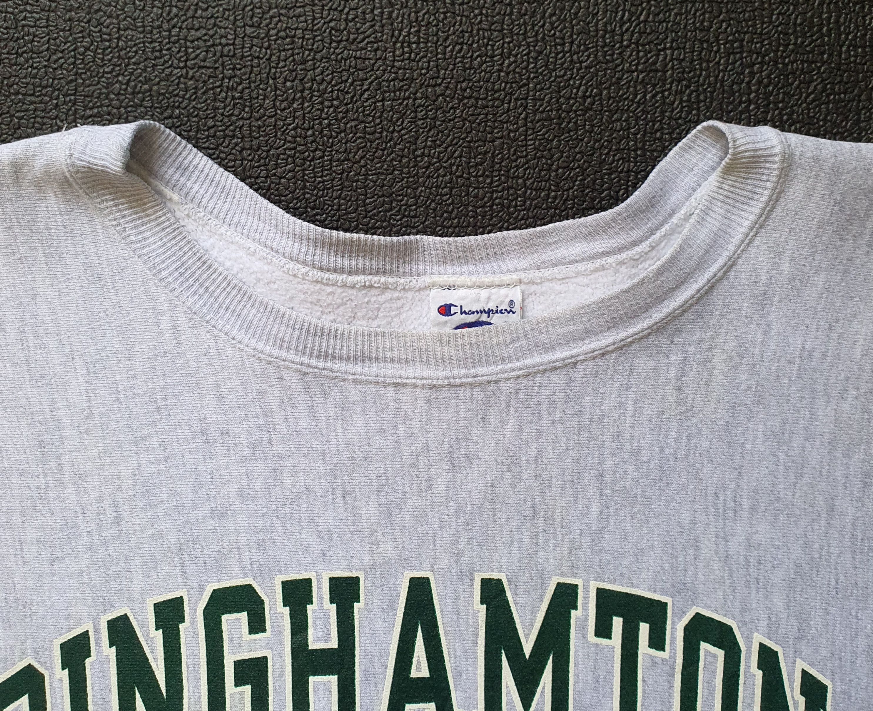 Champion × Vintage 90s Champion Binghamton University New York Sweatshirt L Size US L / EU 52-54 / 3 - 4 Thumbnail