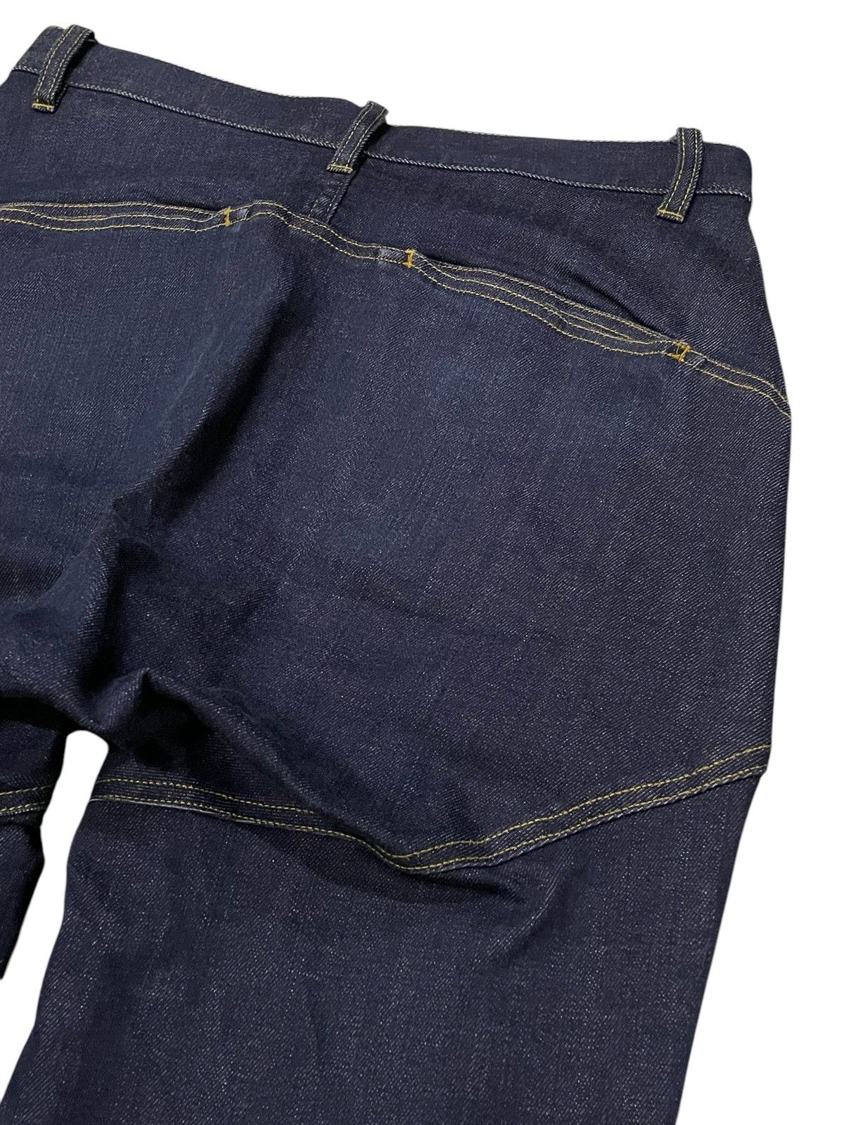 Issey Miyake × Japanese Brand × Tsumori Chisato Issey Miyale Tsumori Chisato Peneled Crotch Raw Jeans Size US 30 / EU 46 - 16 Thumbnail
