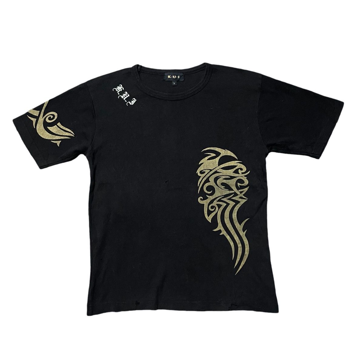 Buddha to Buddha 💥K-U-I Buddhism Motive Backhit Tees Size US S / EU 44-46 / 1 - 1 Thumbnail