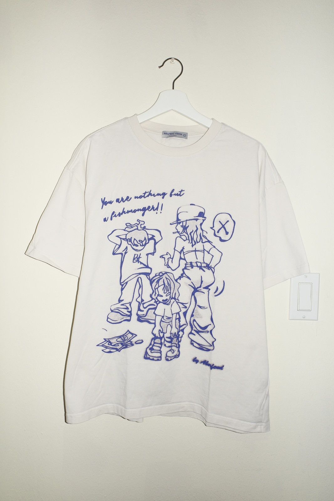 Anime × Japanese Brand Aelfric Eden Cartoon Print Street Art T-Shirt Size US L / EU 52-54 / 3 - 2 Thumbnail