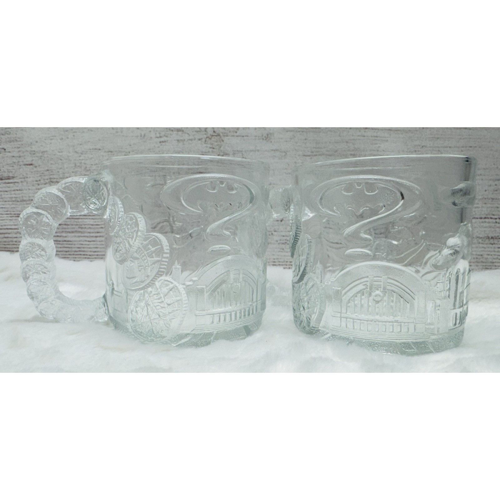 DC Comics McDonalds Batman Forever "2 FACE, TWO FACE" Vintage Glass Co Size ONE SIZE - 3 Thumbnail