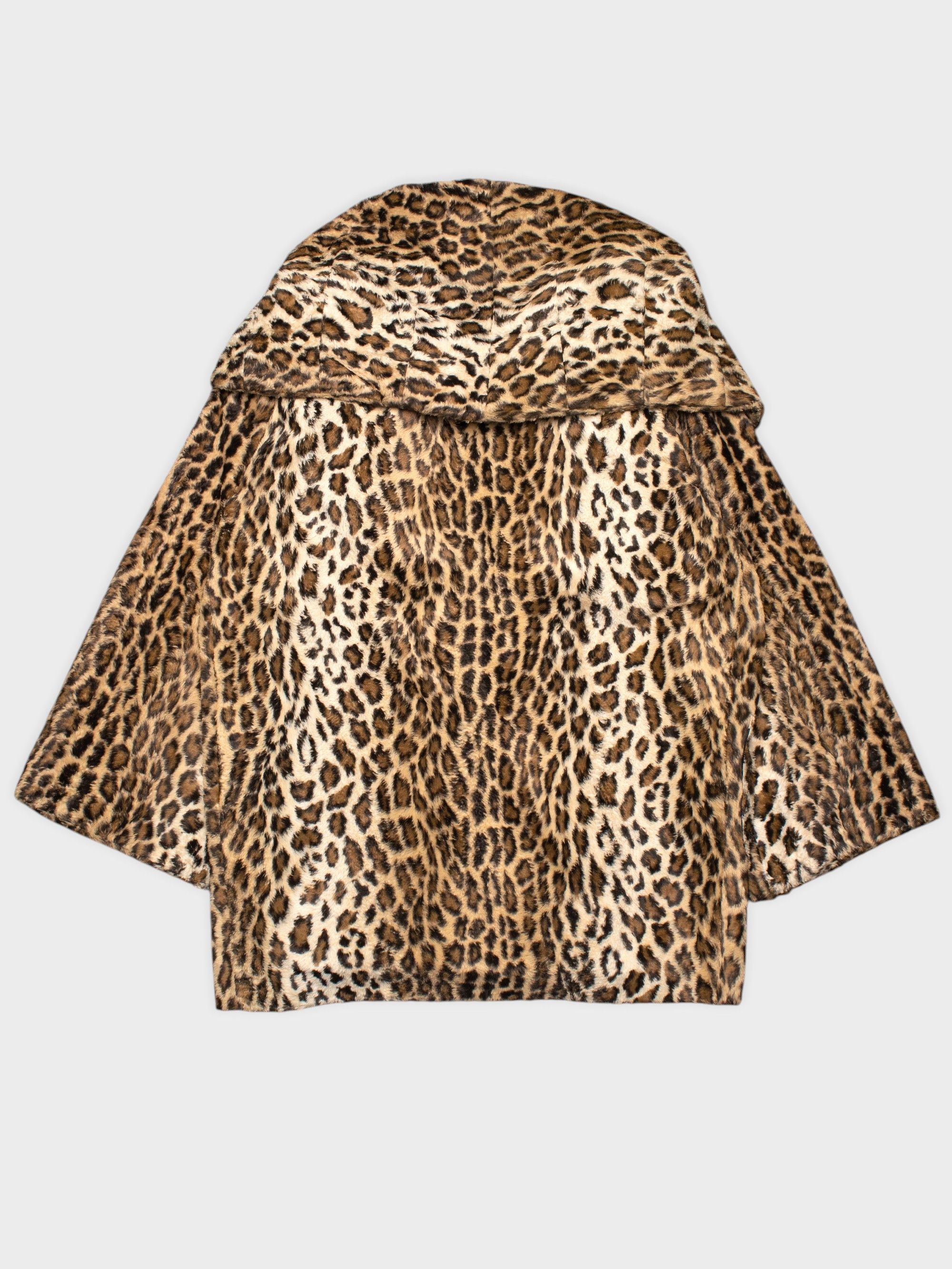 Norma Kamali OMO Norma Kamali - (vintage) - leopard faux fur coat Size M / US 6-8 / IT 42-44 - 9 Thumbnail