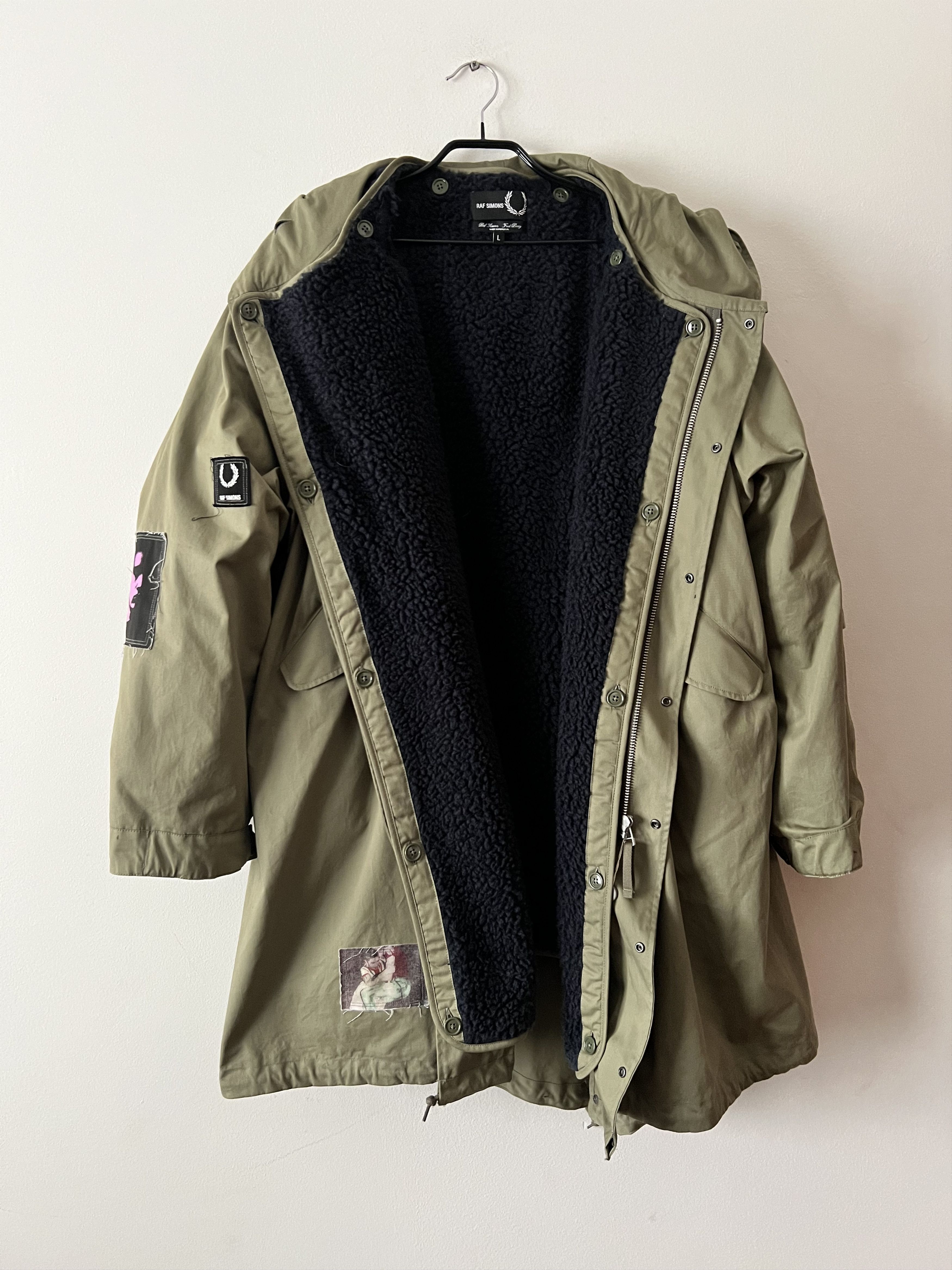Fred Perry × Raf Simons Raf Simons Detachable Liner Parka Size US L / EU 52-54 / 3 - 22 Thumbnail