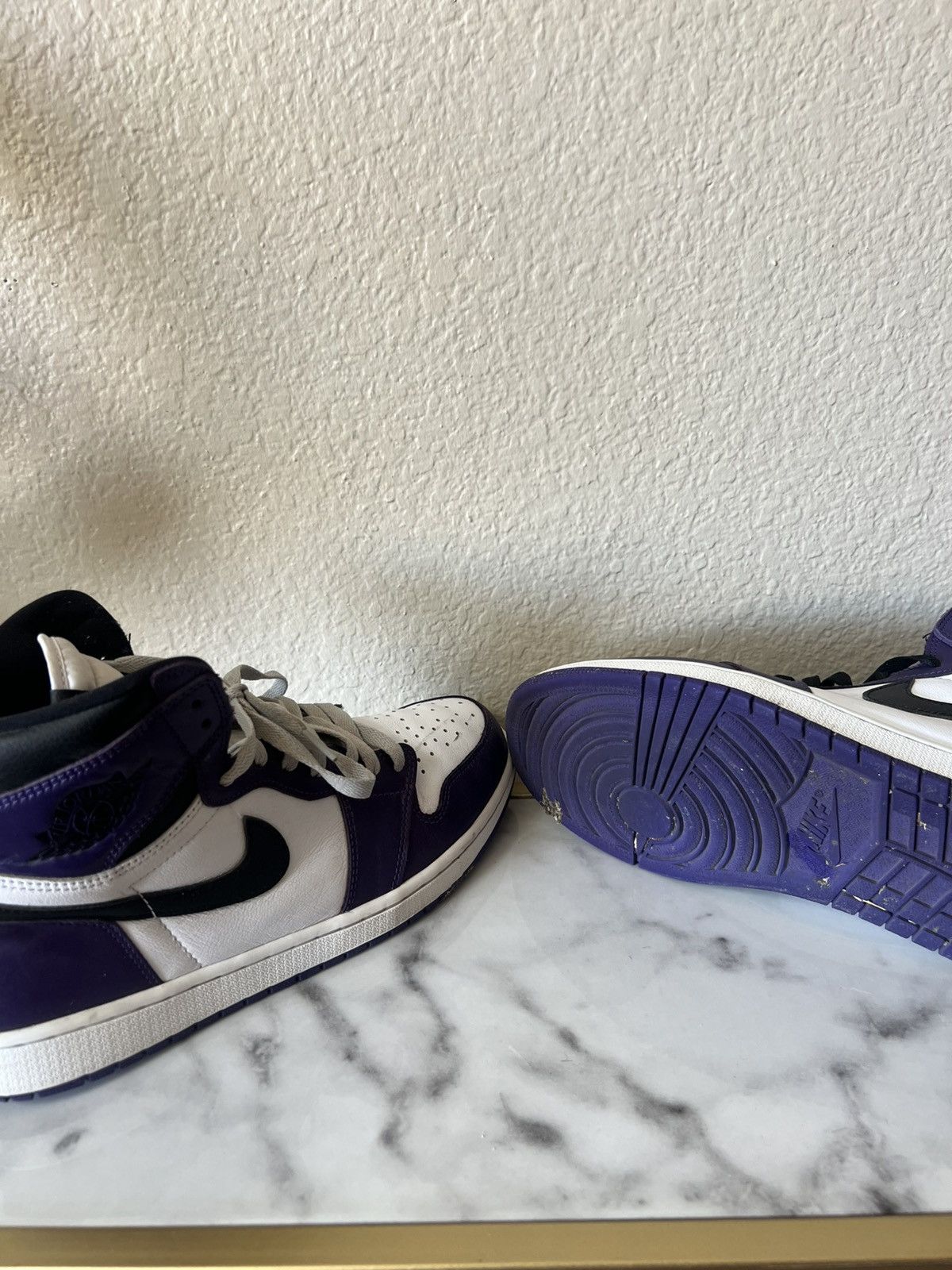 Jordan Brand × Nike × Supreme Court Purple Jordan 1's Size US 11.5 / EU 44-45 - 3 Thumbnail