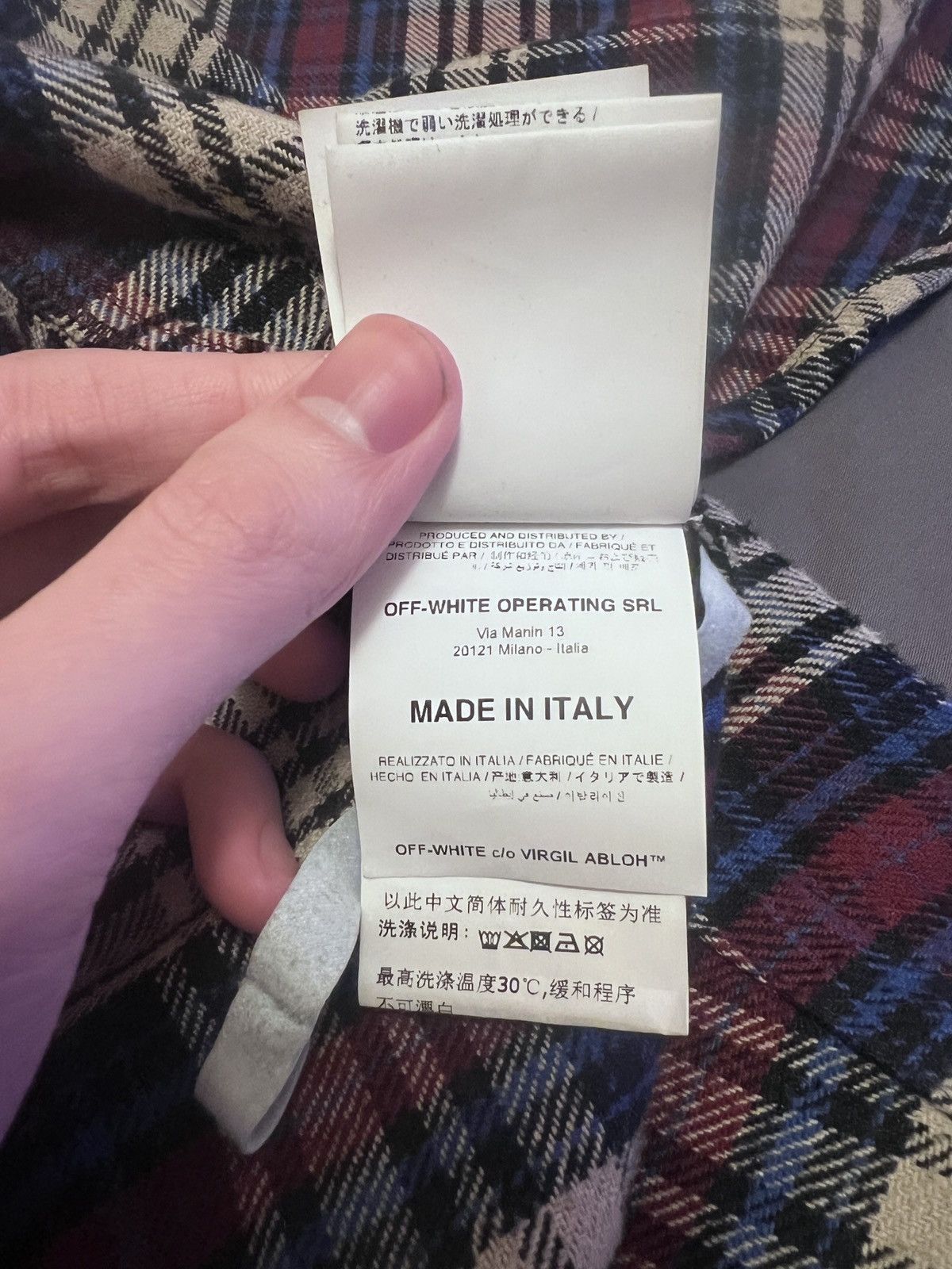 Off-White Off white flannel Size US XS / EU 42 / 0 - 9 Thumbnail