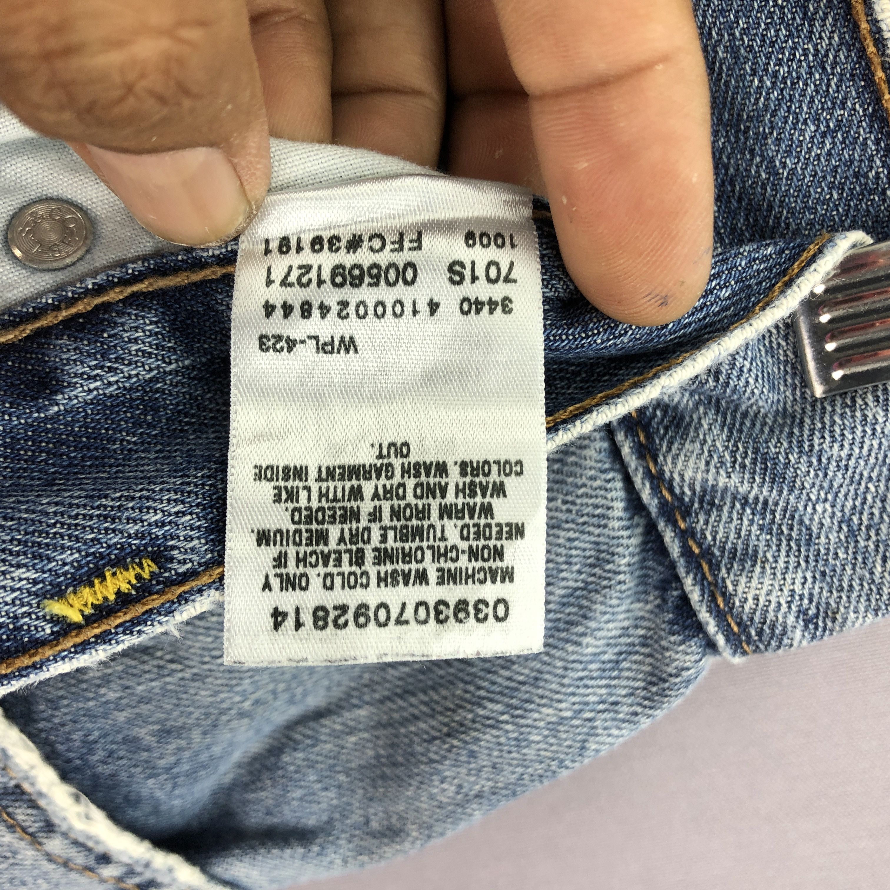 Levi's Vintage Y2K Levis 569 Baggy Jeans Faded Light Wash Denim Size US 32 / EU 48 - 9 Thumbnail