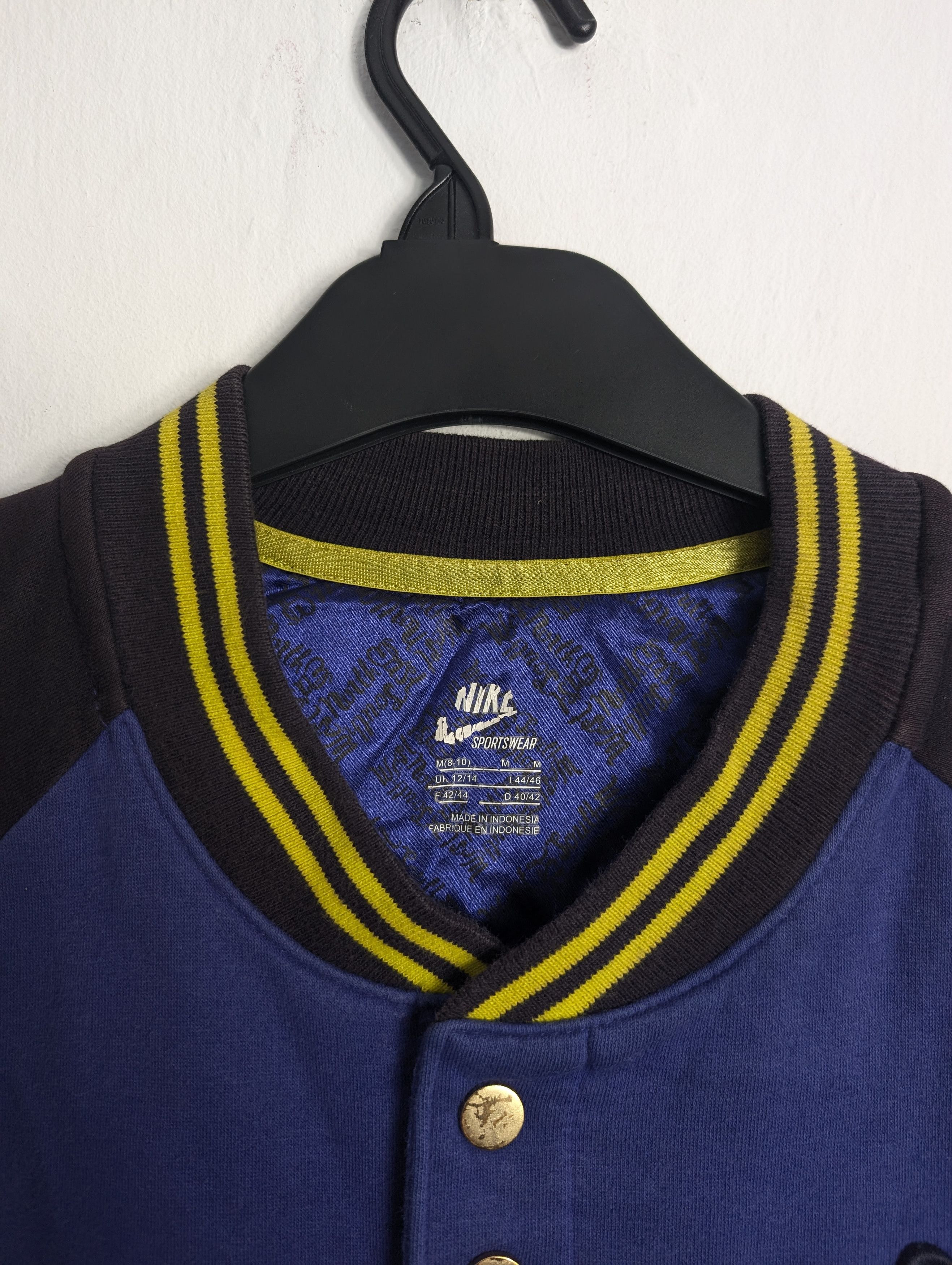 Nike Nike Sportswear Varsity Jacket Navy Retro Streetwear Size US XS / EU 42 / 0 - 4 Thumbnail
