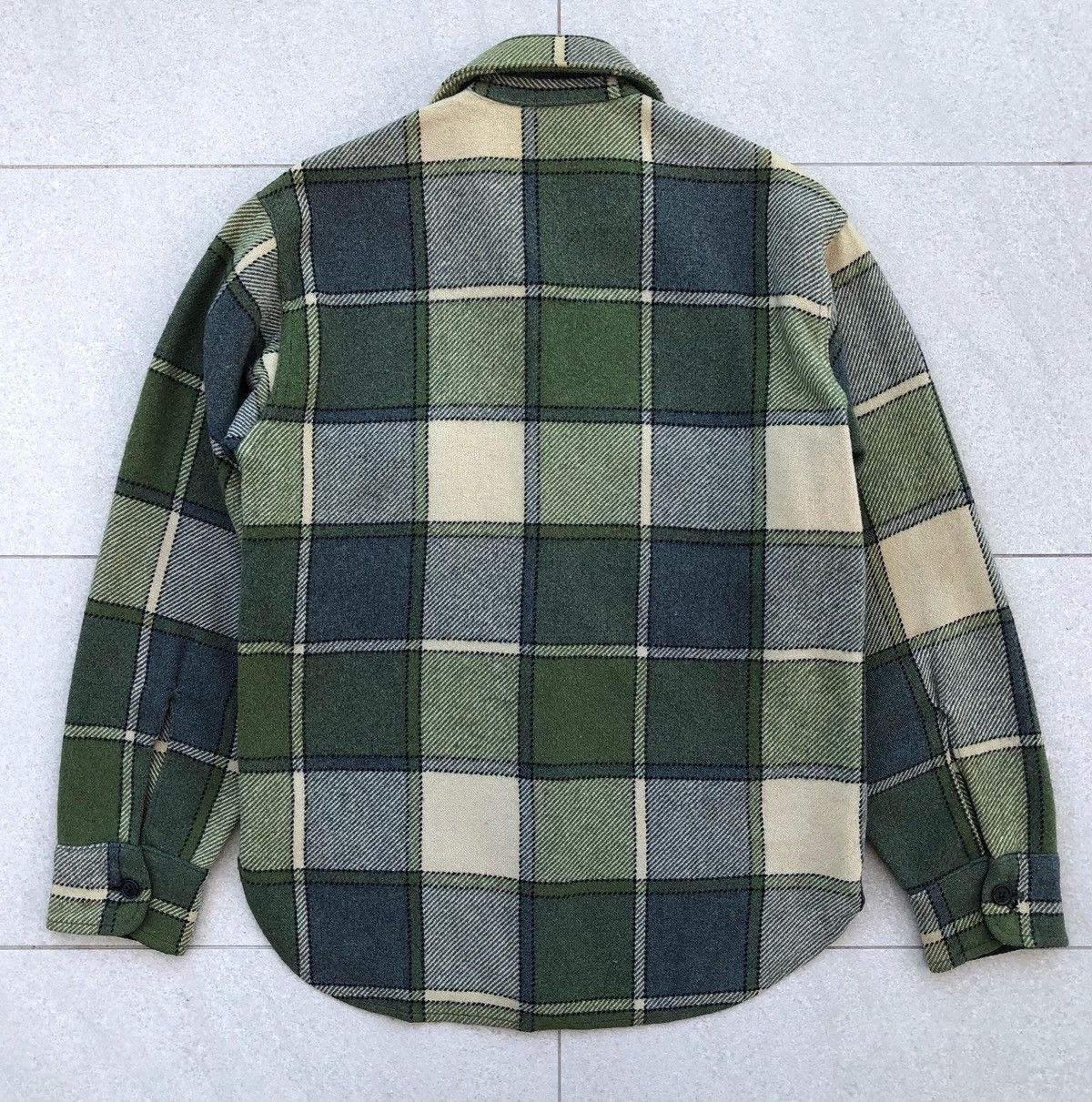 JCPenney Vintage 60s-70s JcPennys Towncraft Melton Wool Heavy Flannel Size US S / EU 44-46 / 1 - 3 Thumbnail