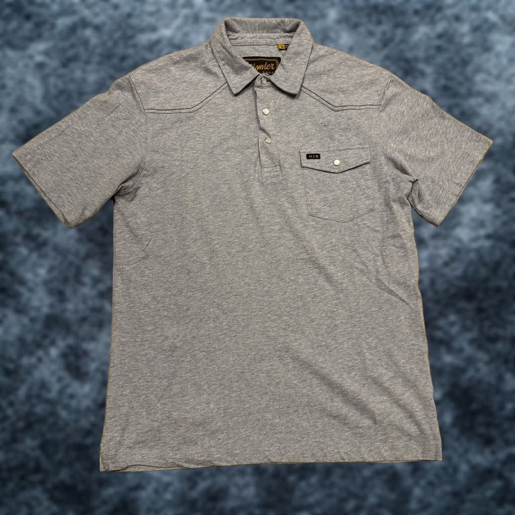 Howler Brothers VINTAGE Howler Brothers Bros Pearl Snap Polo Shirt Mens Small Blue Size US S / EU 44-46 / 1 - 1 Thumbnail