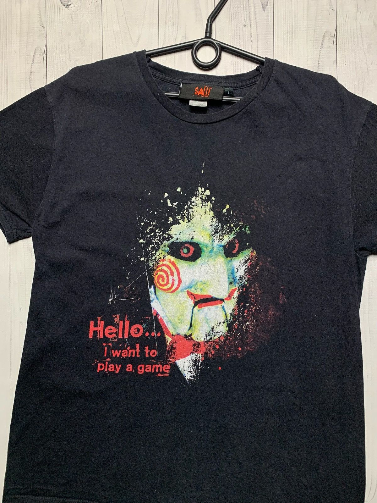 Vintage Vintage The Saw rare promo horror movie tee 00’s size L Size US L / EU 52-54 / 3 - 2 Thumbnail