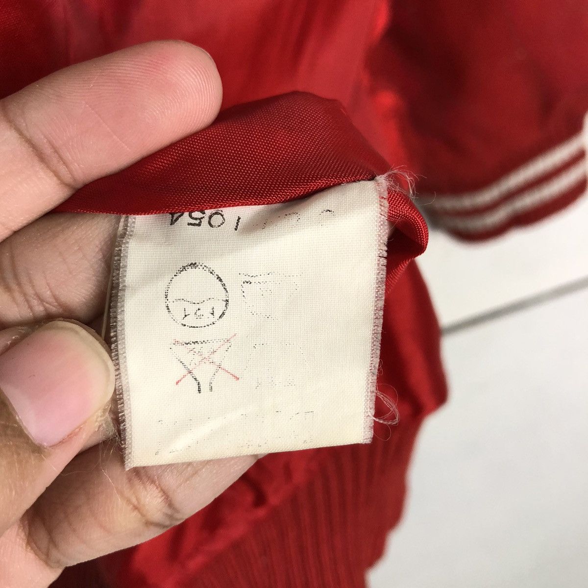 Japanese Brand 🔥VINTAGE VARSITY JACKET BOMBER JUMPER STADIUM RICH RED Size US M / EU 48-50 / 2 - 19 Thumbnail