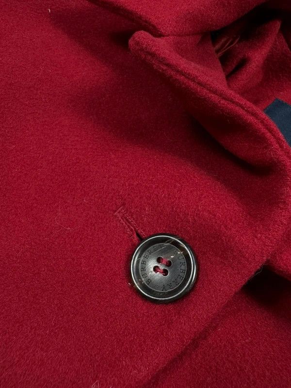 Burberry Burberry Red Wool Cashmere Coat 36 S Size S / US 4 / IT 40 - 4 Thumbnail