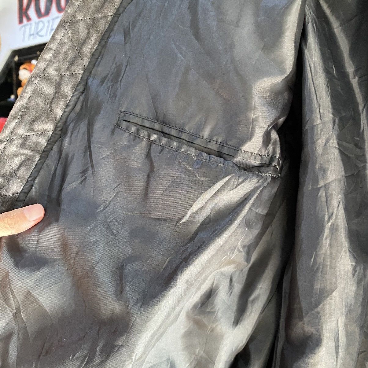 ABAHOUSE 2000s Abahouse - Wool Waxed Bikers Jackets Size US L / EU 52-54 / 3 - 16 Thumbnail