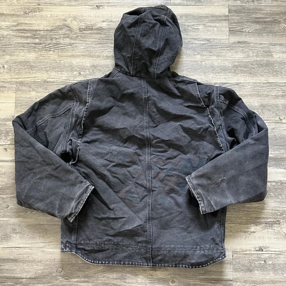 Carhartt Vintage Carhartt J141BLK Black Sherpa Lined Hooded Jacket Size US XL / EU 56 / 4 - 5 Thumbnail