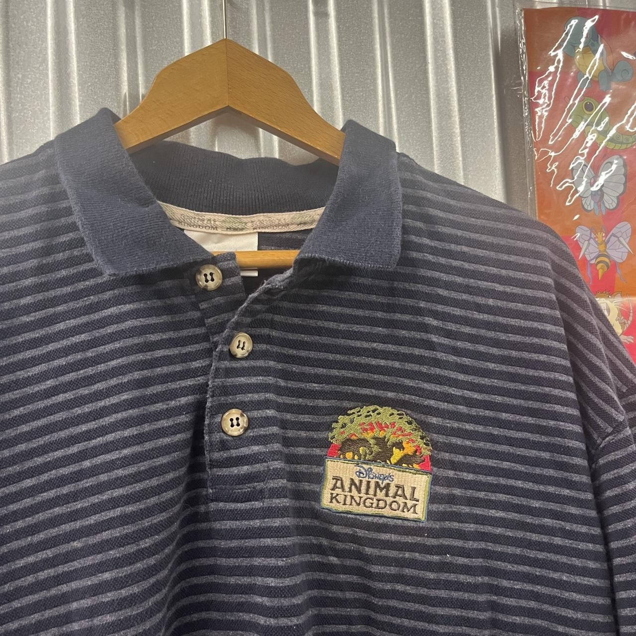 Disney VTG 90's Disney World Animal Kingdom Polo Button Shirt Size US XL / EU 56 / 4 - 1 Thumbnail
