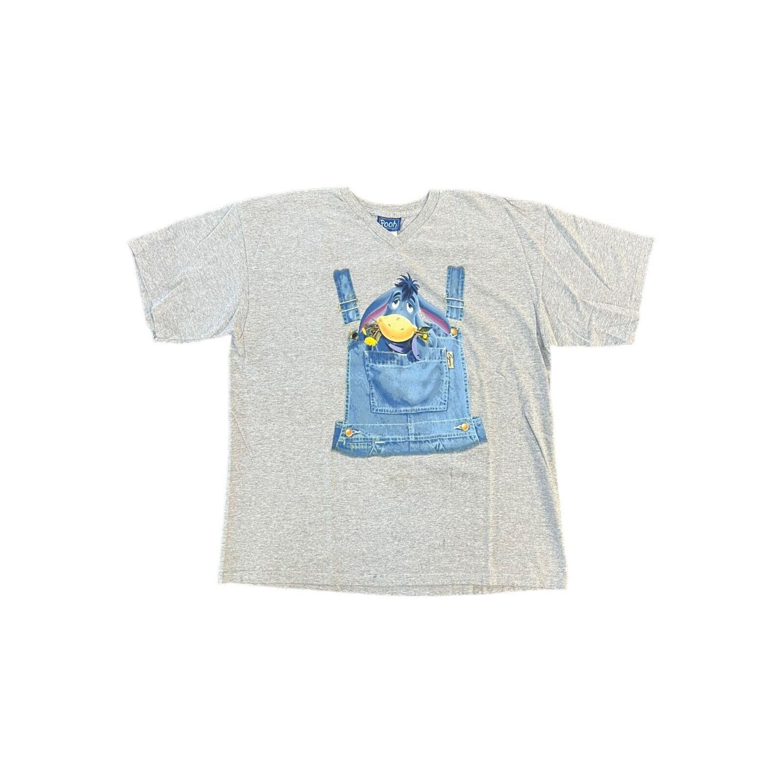 Disney Rare Vintage DISNEY Winnie the Pooh Eeyore Overalls 90s XL Size US XL / EU 56 / 4 - 3 Thumbnail
