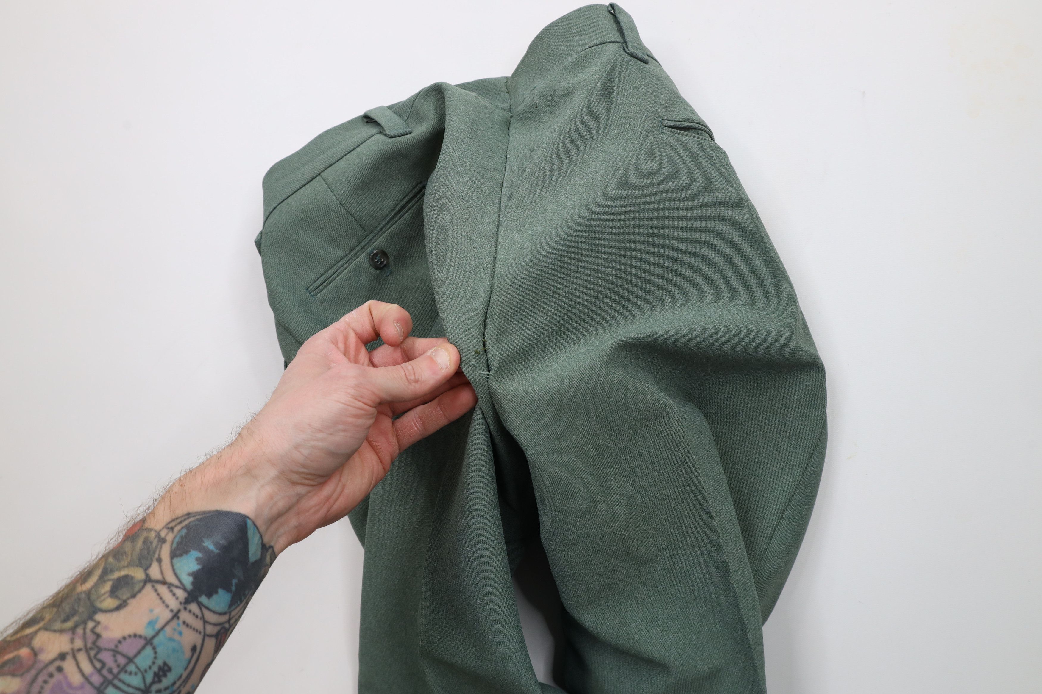 Vintage Vintage 70s Streetwear Cuffed Bell Bottoms Chino Pants US Size US 36 / EU 52 - 10 Thumbnail