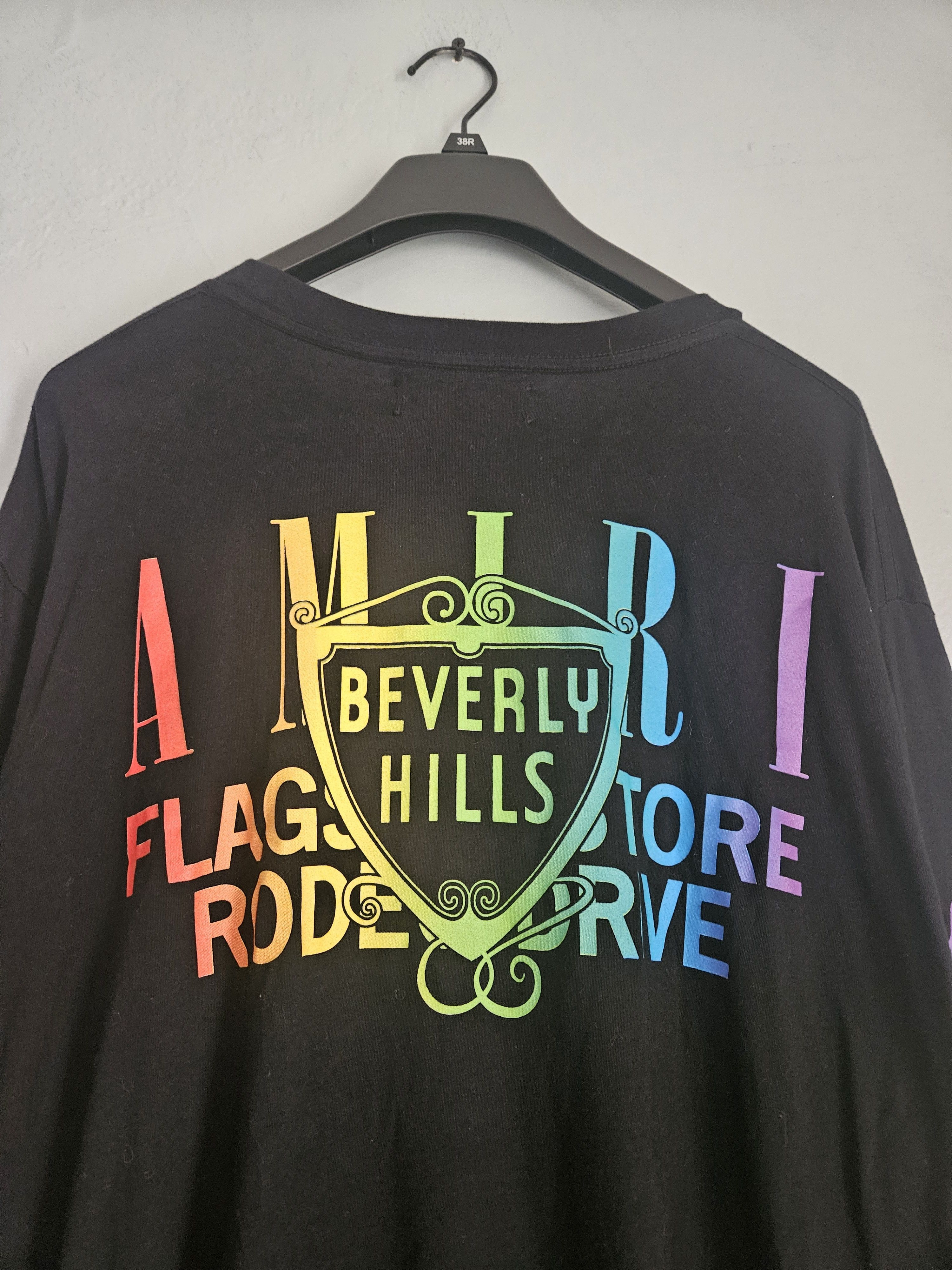 Amiri Beverly Hills Rainbow Long Sleeve T Shirt Size US XL / EU 56 / 4 - 2 Thumbnail