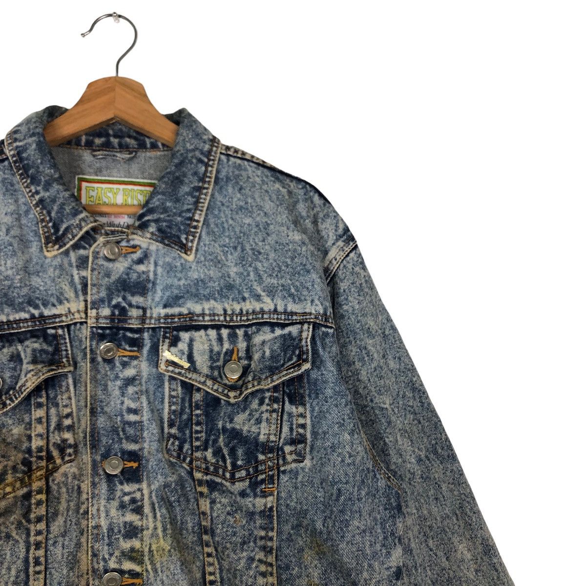 Japanese Brand 🔥90’s Vintage Cropped Denim Jacket Biker Easy Rise Japan Size US M / EU 48-50 / 2 - 6 Thumbnail