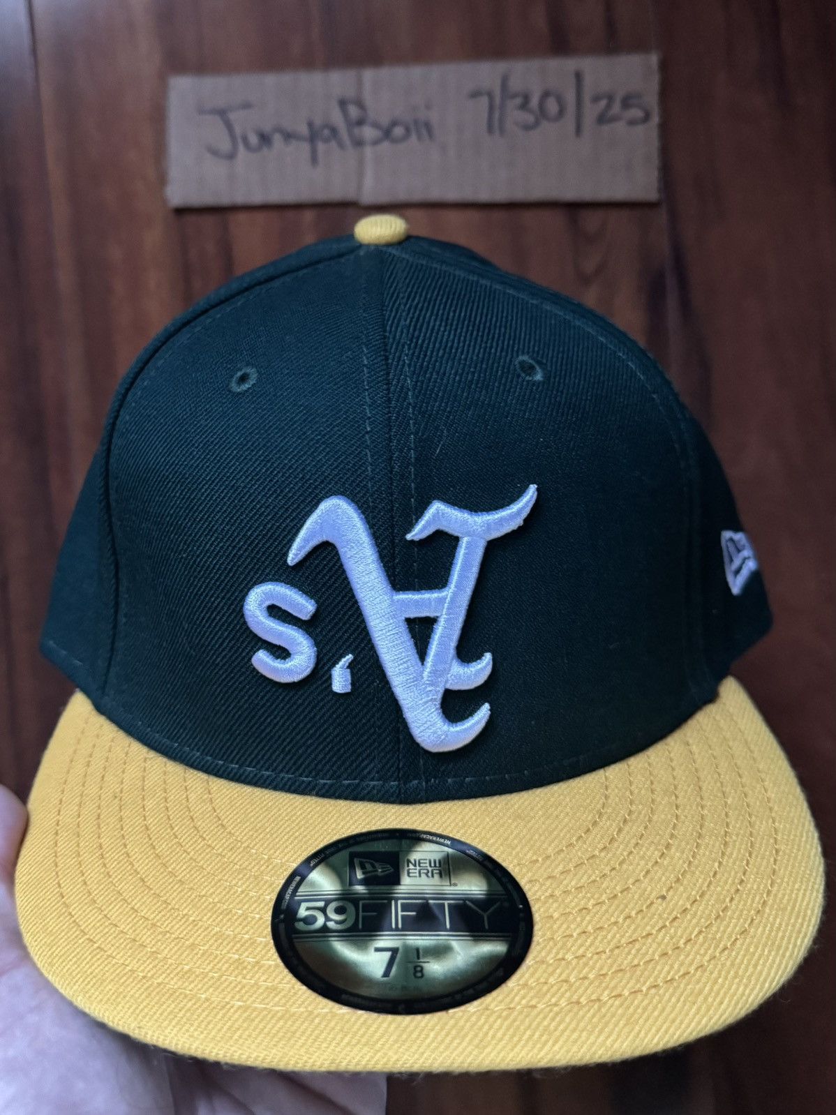 Hat Club Size 7 1/8 Wool Oakland Athletics Upside Down Logo Grey UV Size ONE SIZE - 1 Thumbnail