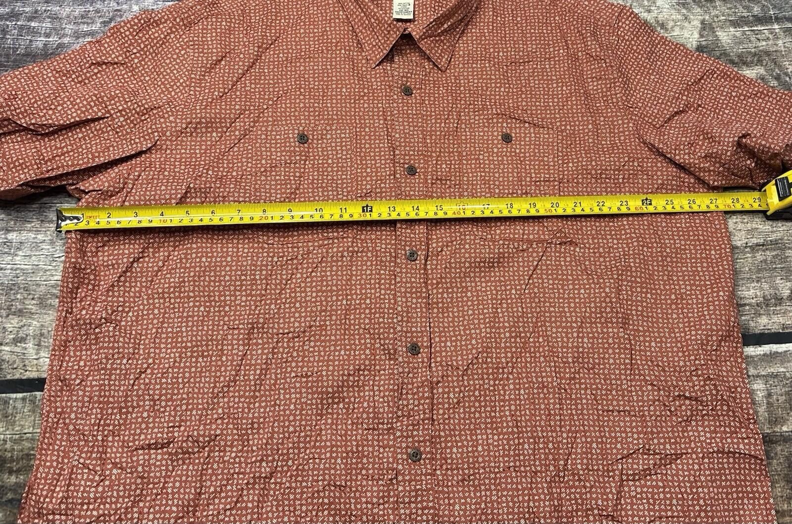 L.L. Bean LL Bean Shirt Mens 2XL Lakewashed Camp Stretch Geometric Size US XXL / EU 58 / 5 - 11 Thumbnail