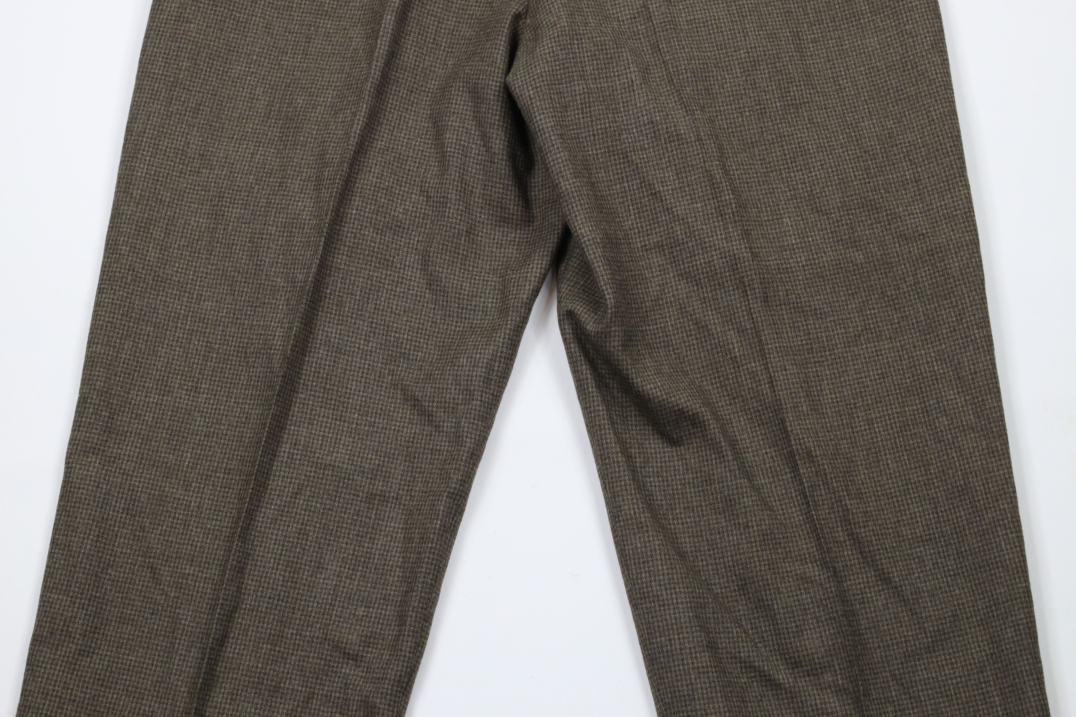 Vintage Vintage 90s Streetwear Houndstooth Cuffed Chino Pants Size US 36 / EU 52 - 10 Thumbnail