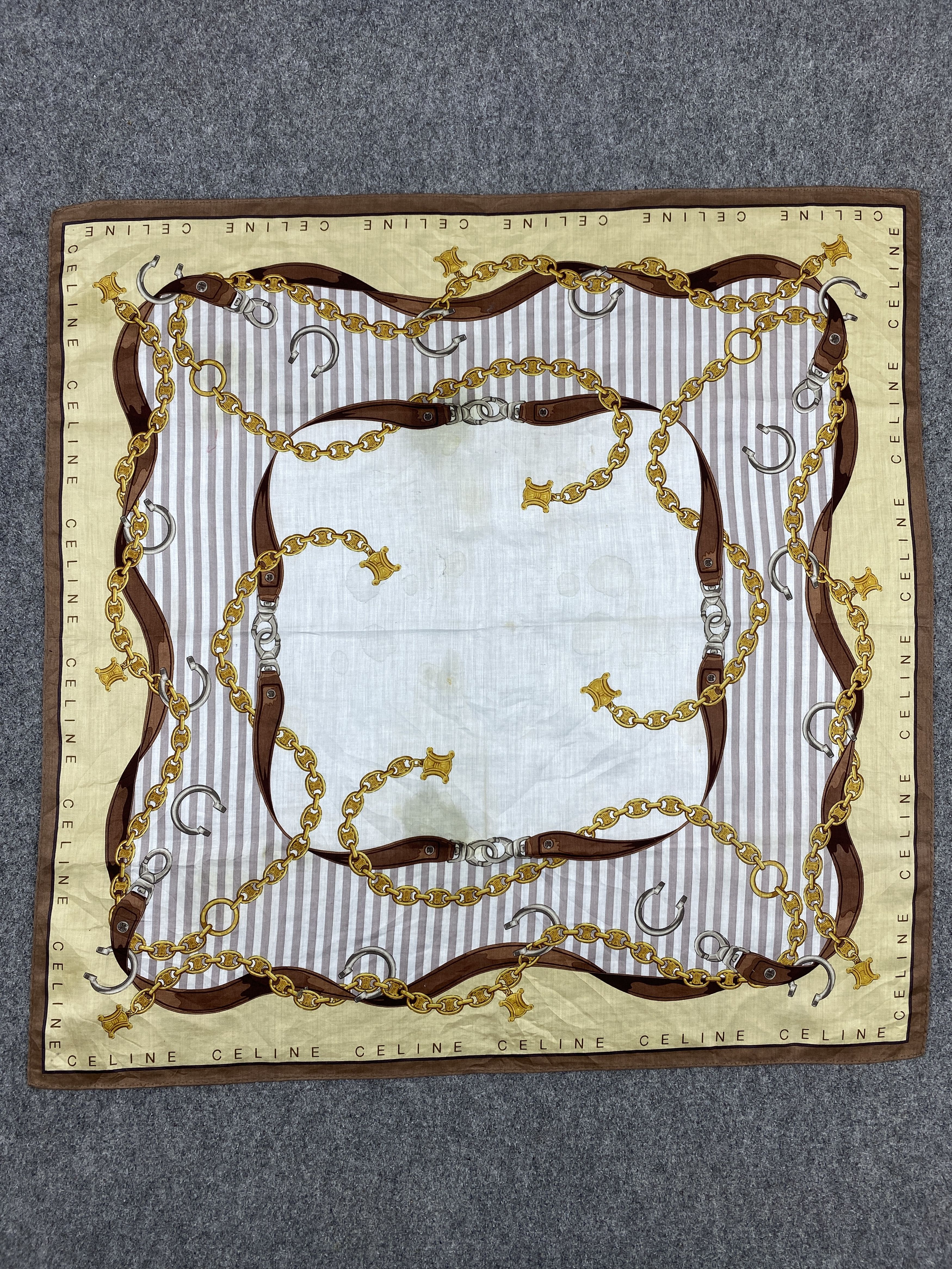 Celine Celine Paris Handkerchief / Neckerchief / Bandana HKC1112 Size ONE SIZE - 7 Thumbnail