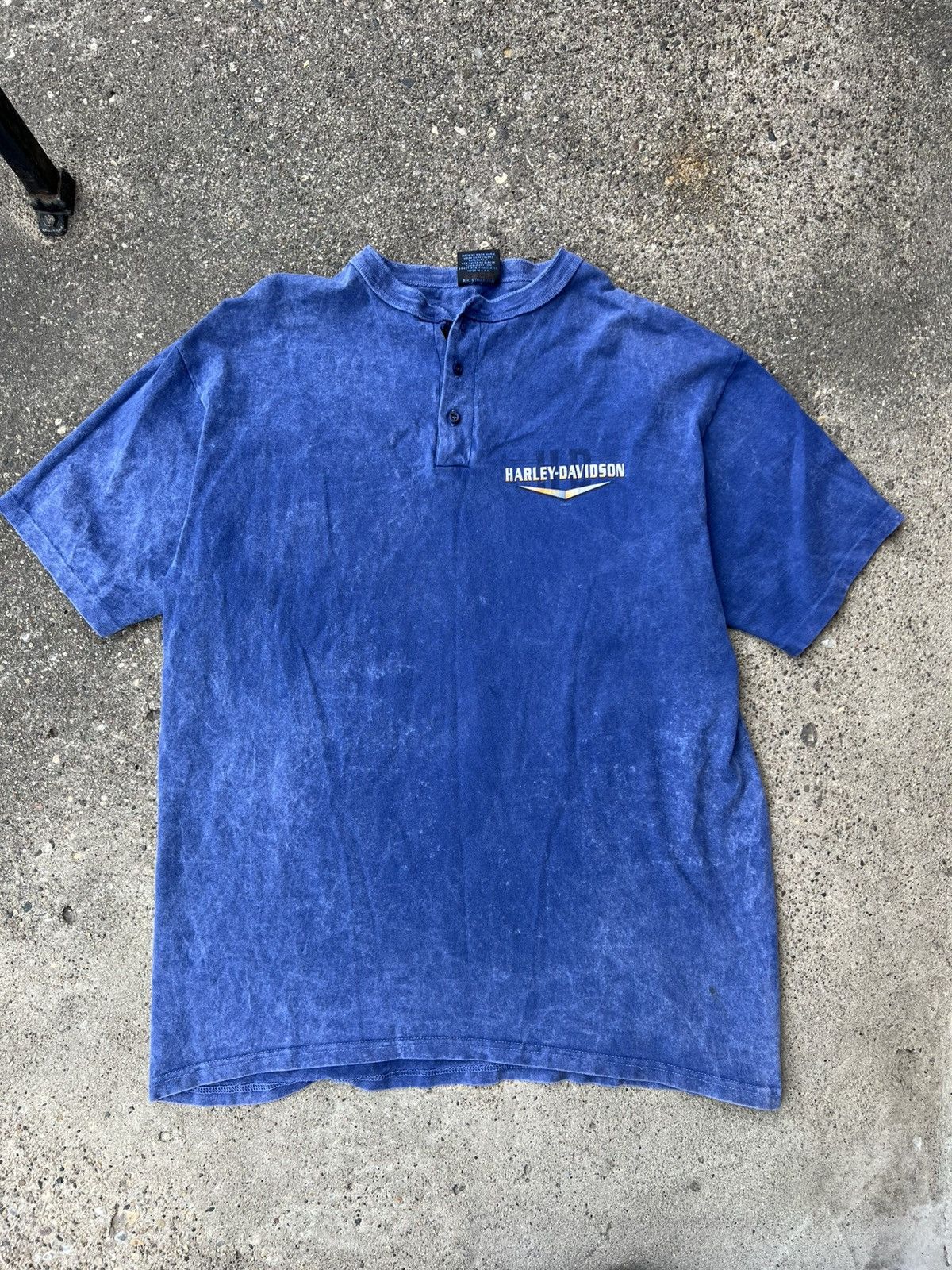 Harley Davidson × Vintage Vintage 1990s Single Stitch Harley Davidson Shirt XL Size US XL / EU 56 / 4 - 2 Thumbnail