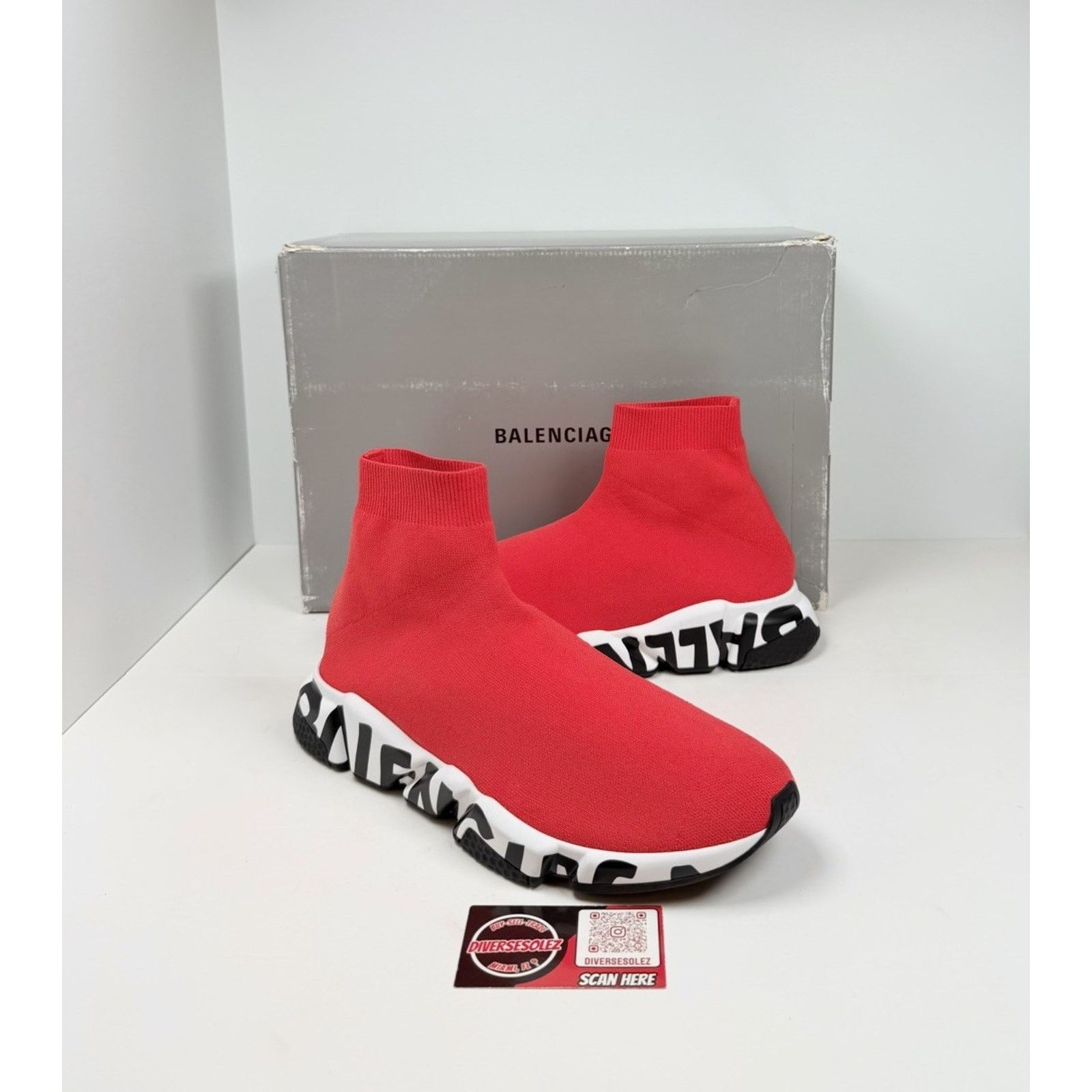 Balenciaga Size 45EU/12US - Balenciaga Speed Trainers Graffiti NEW Size US 12 / EU 45 - 1 Thumbnail